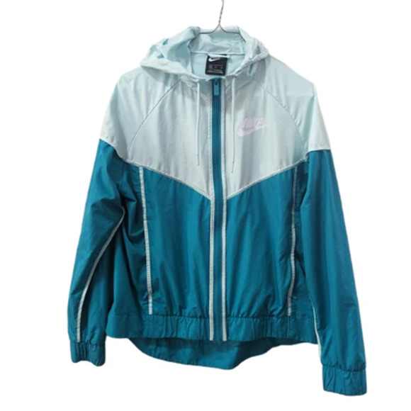 Nike Jackets & Blazers - Nike Windbreaker size Medium excellent condition teal full zip